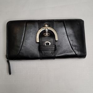 Coach Black Leather Wallet